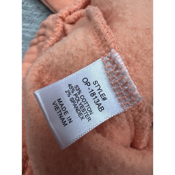 Zenana Pants Womens Small Orange‎ Joggers Pull On Drawstring Cotton Blend - Picture 13 of 14